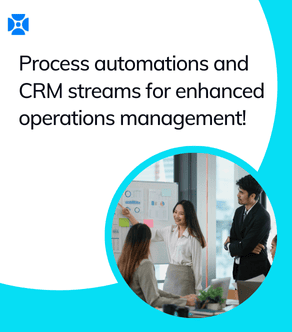 Process automations and CRM streams for enhanced operations management & continuous improvement!